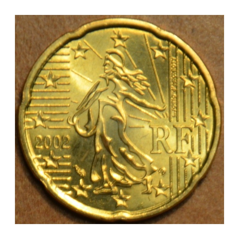 euroerme érme 20 cent Franciaország 2002 (UNC)