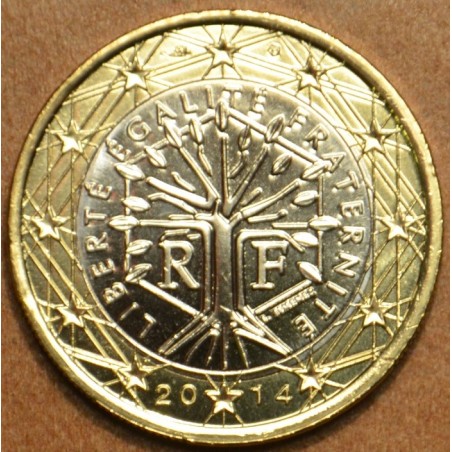 Euromince mince 1 Euro Francúzsko 2014 (UNC)