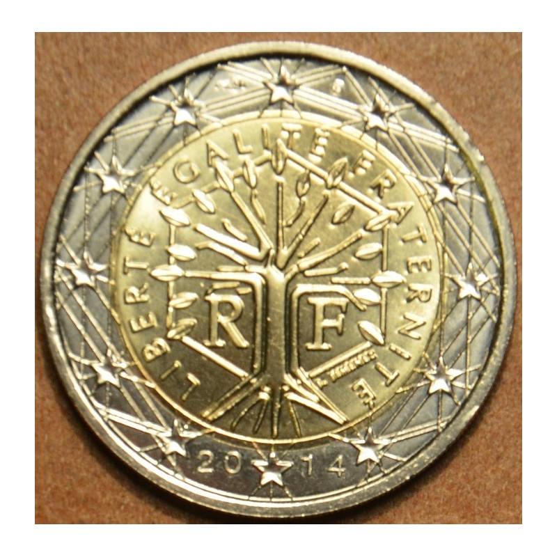 euroerme érme 2 Euro Franciaország 2014 (UNC)