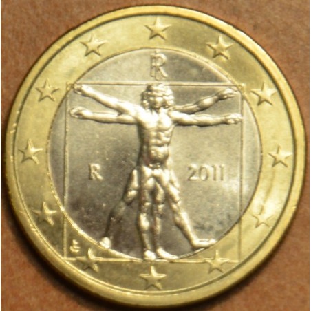 euroerme érme 1 Euro Olaszország 2011 (UNC)