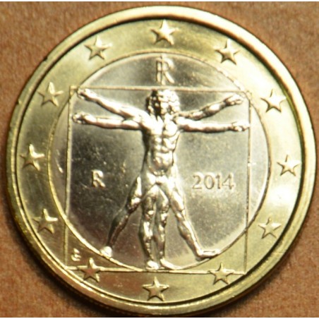 euroerme érme 1 Euro Olaszország 2014 (UNC)