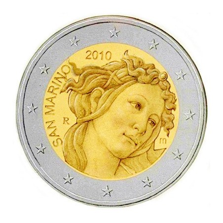 euroerme érme 2 Euro San Marino 2010 - Sandro Botticelli halálának ...