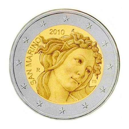 Euromince mince 2 Euro San Marino 2010 - 500. výročie smrti Sandra ...