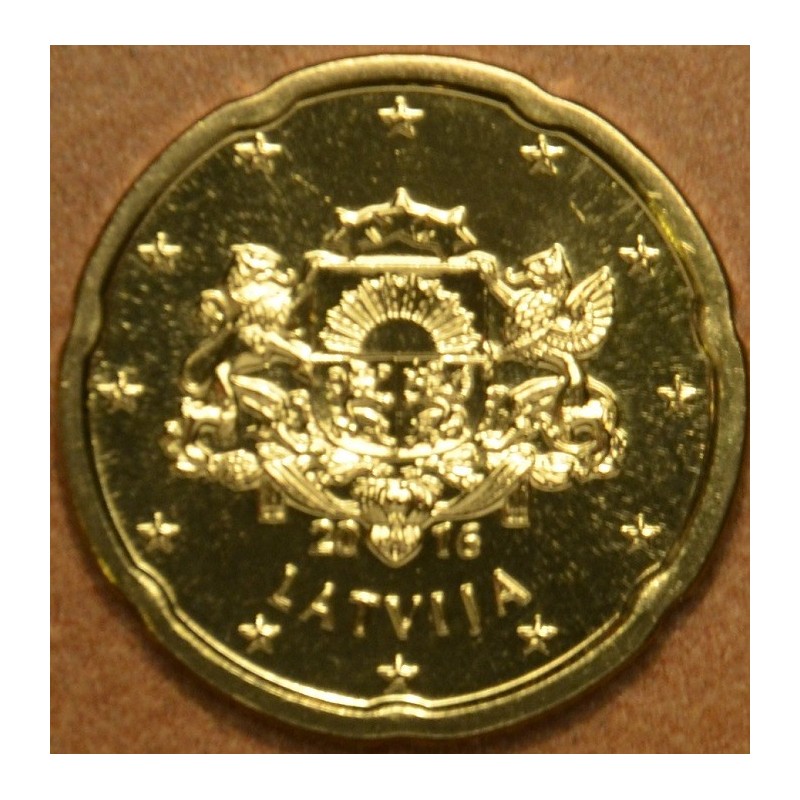 euroerme érme 20 cent Lettország 2016 (UNC)
