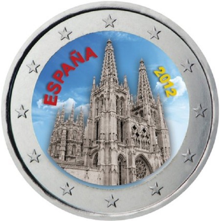 eurocoin eurocoins 2 Euro Spain 2012 - The Burgos Cathedral II. (co...