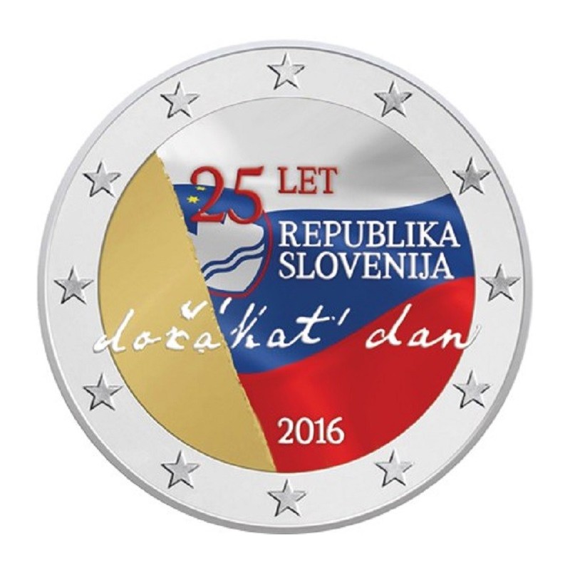 euroerme érme 2 Euro Szlovénia 2016 - Szlovénia függetlenségének 25...