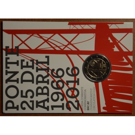 Euromince mince 2 Euro Portugalsko 2016 - 50 rokov od vybudovania p...