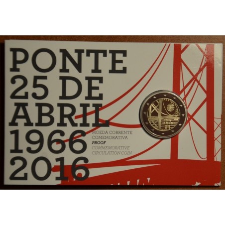 Euromince mince 2 Euro Portugalsko 2016 - 50 rokov od vybudovania p...