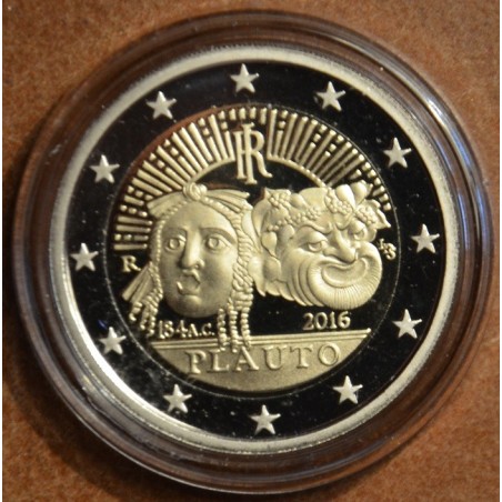 Euromince mince 2 Euro Taliansko 2016 - 2200. výročie úmrtia Plautu...