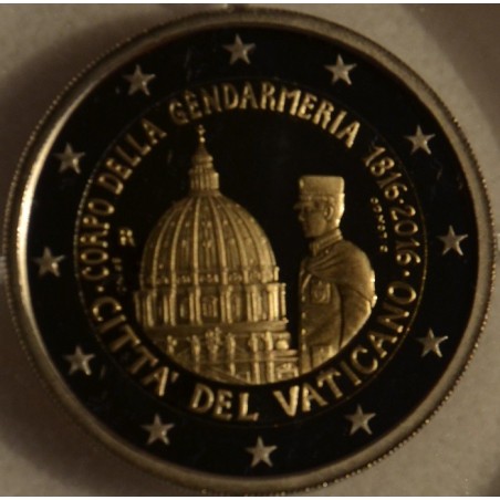 euroerme érme 2 Euro Vatikán 2016 - Gendarmeria (Proof)