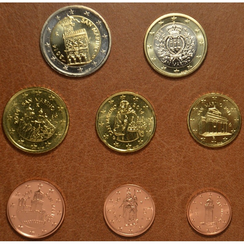 eurocoin eurocoins Set of 8 eurocoins San Marino 2014 (UNC)