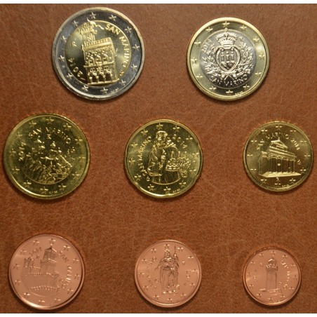 Euromince mince San Marino 2014 sada 8 mincí (UNC)