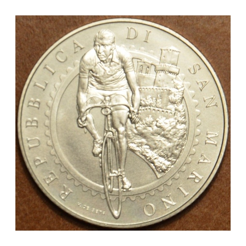 Euromince mince 5 Euro San Marino 2014 - Gino Bartali (BU)