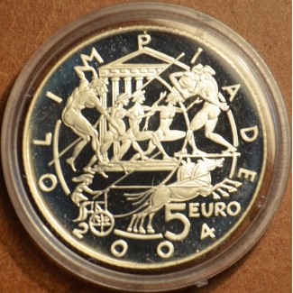 euroerme érme 5 Euro San Marino 2003 - Az olimpiai játékok (Proof)