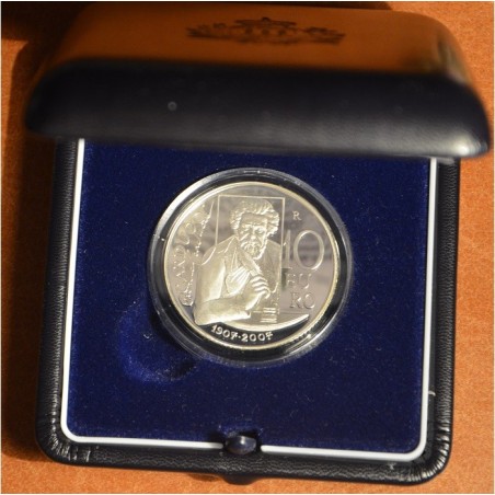 Euromince mince 10 Euro San Marino 2007 - Giousé Carducci (Proof)