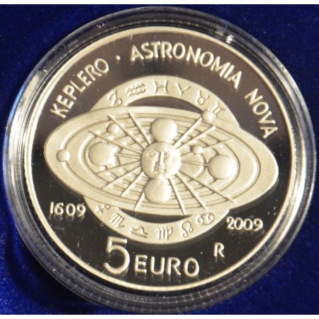Euromince mince 5 Euro San Marino 2009 - Johannes Kepler (Proof)