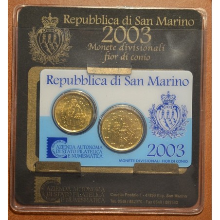 euroerme érme 20+50 cent San Marino 2003 (UNC)
