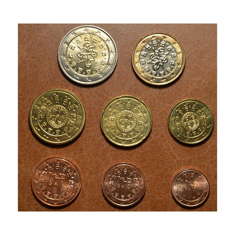 eurocoin eurocoins Portugal 2010 set of 8 coins (UNC)