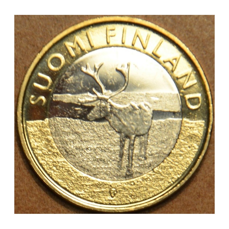 euroerme érme 5 Euro Finnország 2015 - Lapland - Rénszarvas (UNC)
