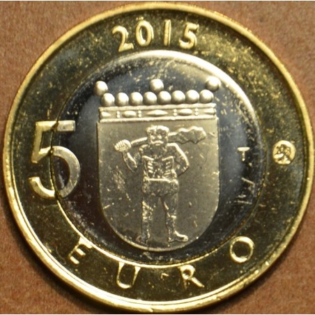 euroerme érme 5 Euro Finnország 2015 - Lapland - Rénszarvas (UNC)