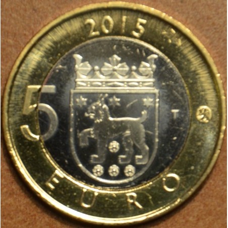 Euromince mince 5 Euro Fínsko 2015 - Tavastia - Rys (UNC)