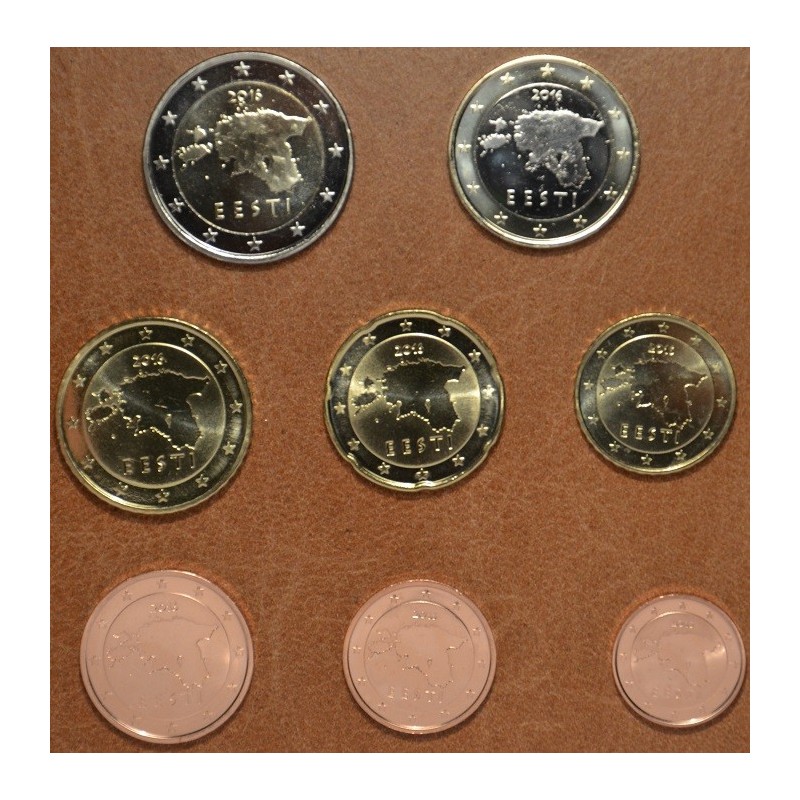 Euromince mince Sada 8 euromincí Estónsko 2016 (UNC)