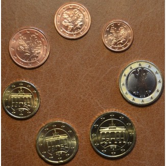 Euromince mince Sada 7 nemeckých mincí 2015 \\"G\\" (UNC)