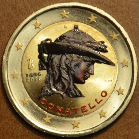 euroerme érme 2 Euro Olaszország 2016 - Donatello halálának 550. év...