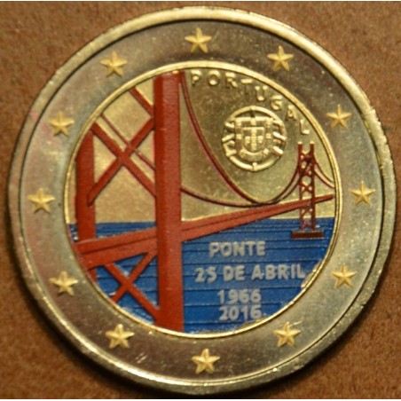 Euromince mince 2 Euro Portugalsko 2016 - 50 rokov od vybudovania p...