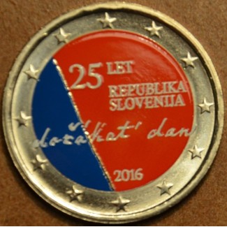 2 Euro Slovenia 2016 - The 25th anniversary of independence of Slovenia III. (colored UNC)