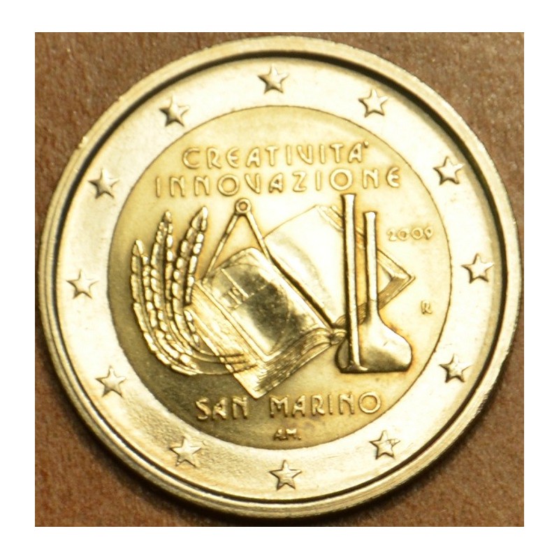 eurocoin eurocoins 2 Euro San Marino 2009 - European Year of Creati...