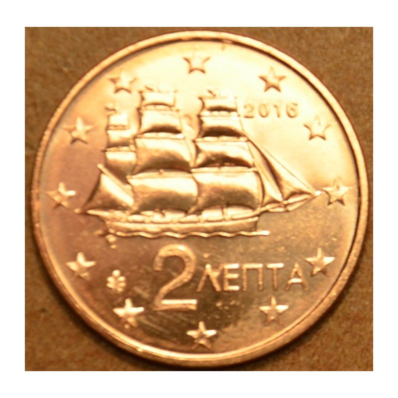 eurocoin eurocoins 2 cent Greece 2016 (UNC)
