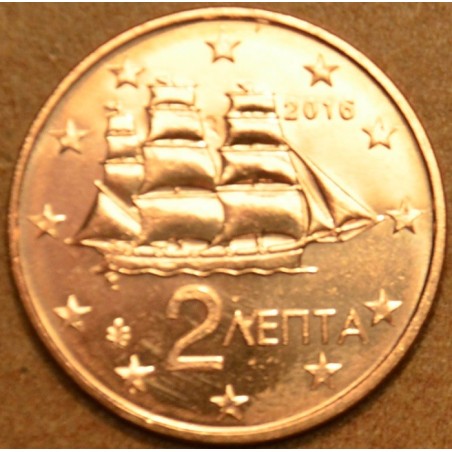 eurocoin eurocoins 2 cent Greece 2016 (UNC)