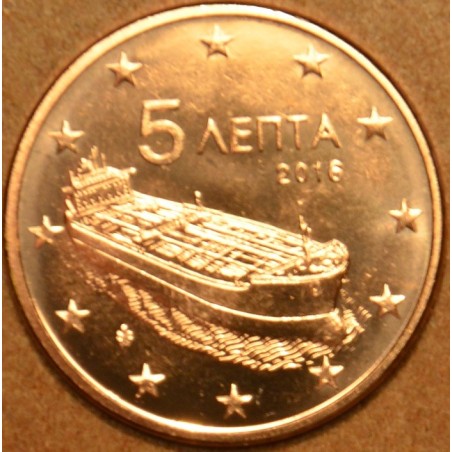 Euromince mince 5 cent Grécko 2016 (UNC)