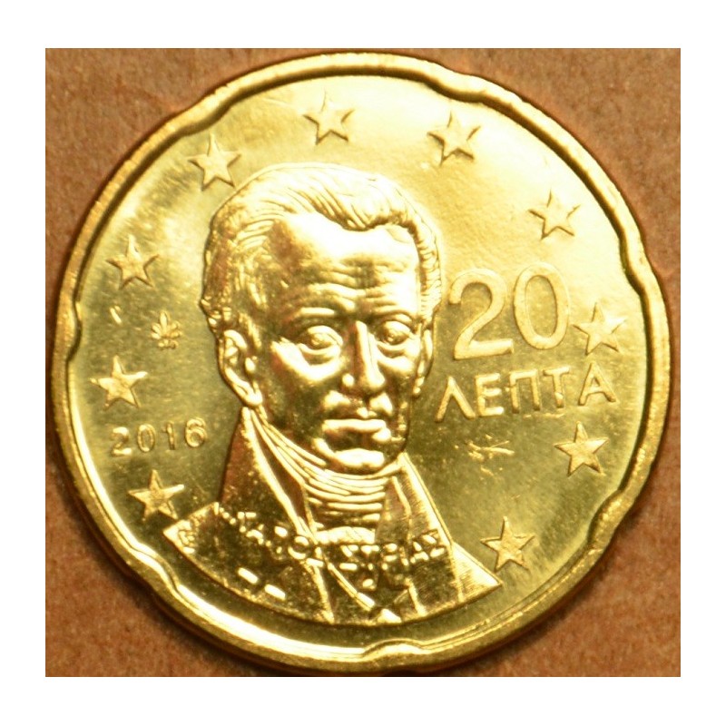 Euromince mince 20 cent Grécko 2016 (UNC)