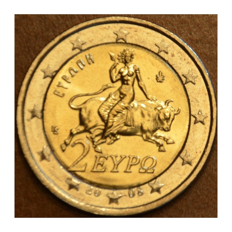 eurocoin eurocoins 2 Euro Greece 2008 (UNC)