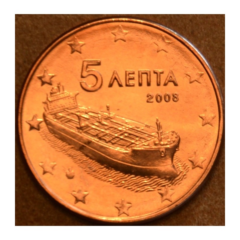 Euromince mince 5 cent Grécko 2008 (UNC)
