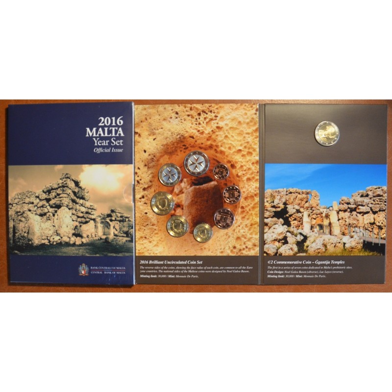 euroerme érme 9 részes forgalmi sor - Málta 2016, az emlékérme \\"F...
