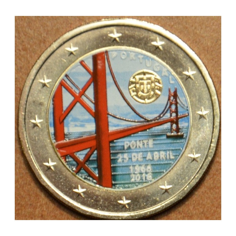 eurocoin eurocoins 2 Euro Portugal 2016 - 50 years of the first bri...