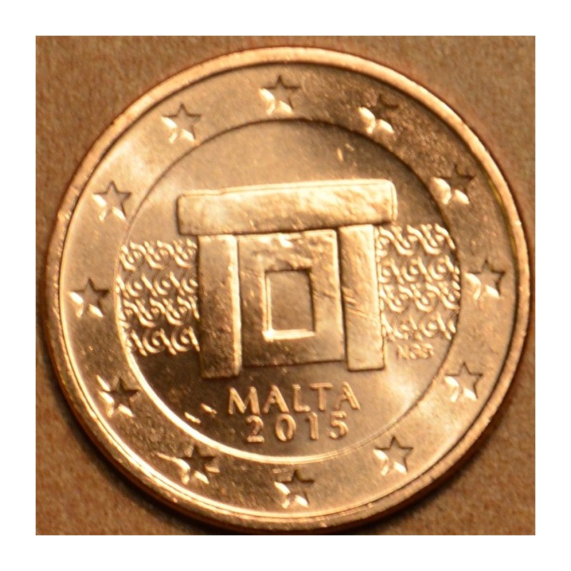 Euromince mince 2 cent Malta 2015 (UNC)