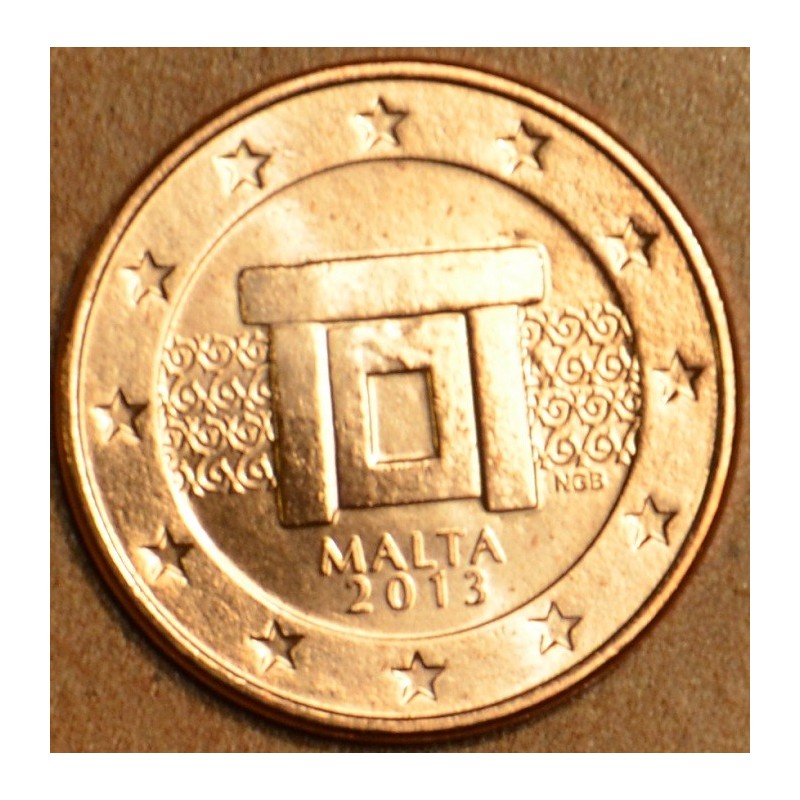 Euromince mince 2 cent Malta 2013 (UNC)