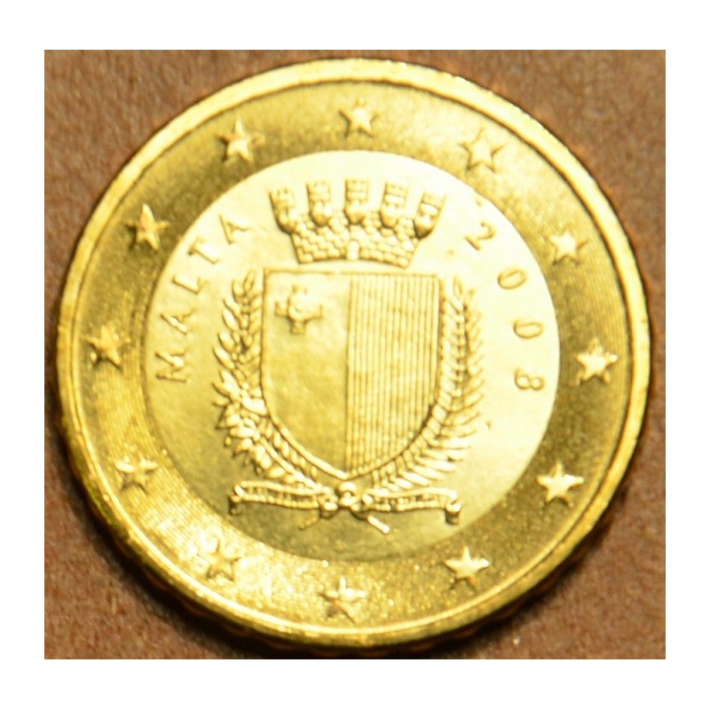 euroerme érme 10 cent Málta 2008 (UNC)