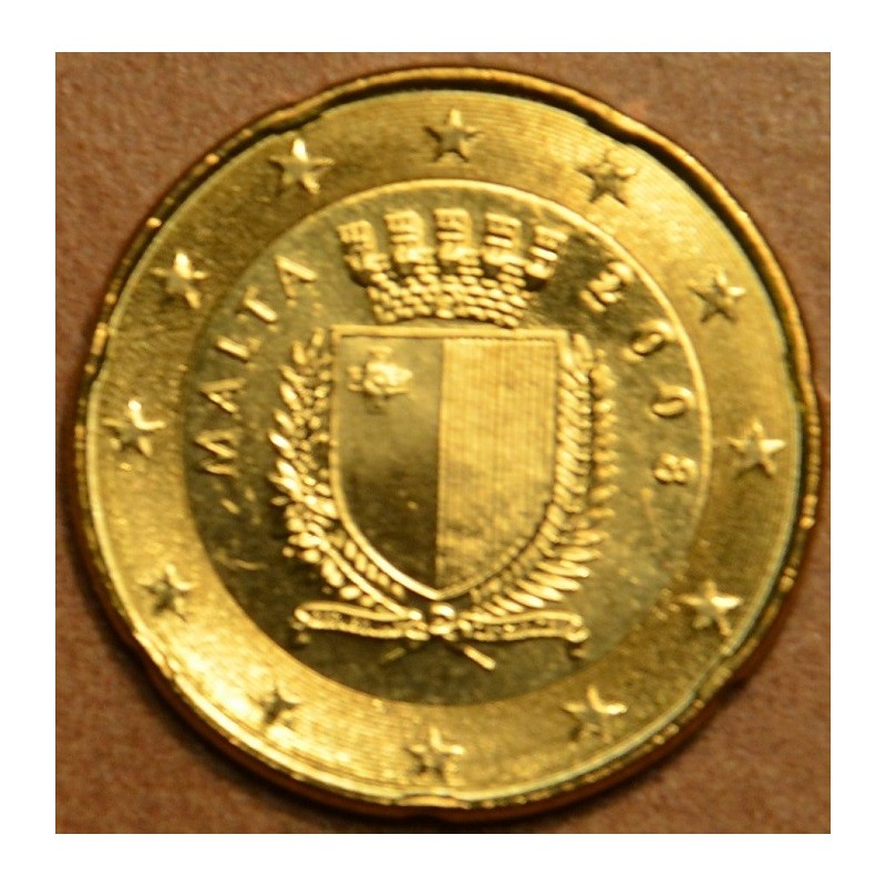 euroerme érme 20 cent Málta 2008 (UNC)