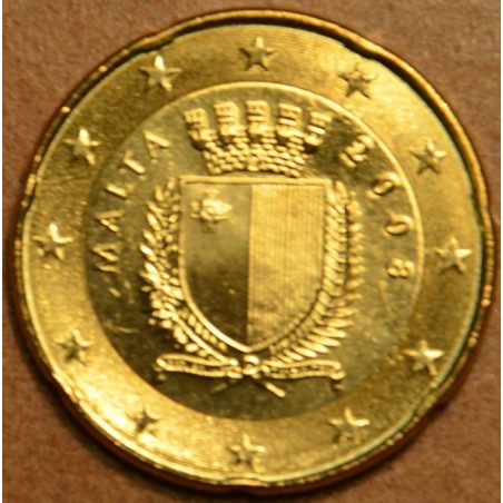 euroerme érme 20 cent Málta 2008 (UNC)