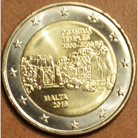 eurocoin eurocoins 2 Euro Malta 2016 - Temples of Ggantija (UNC)