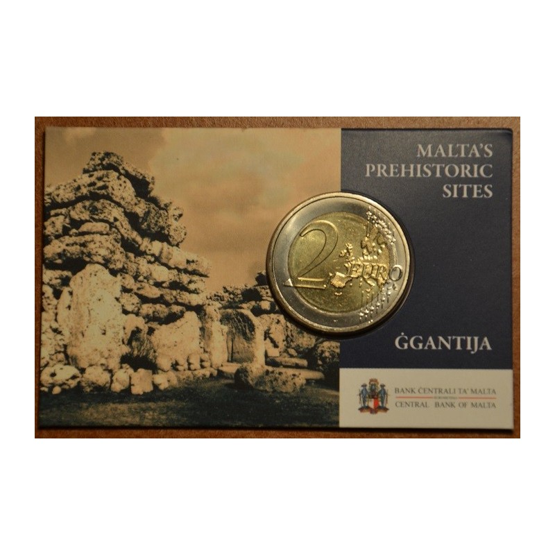 eurocoin eurocoins 2 Euro Malta 2016 - Temples of Ggantija (BU card)