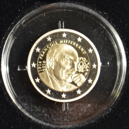 eurocoin eurocoins 2 Euro France 2016 - Francois Mitterrand (Proof)