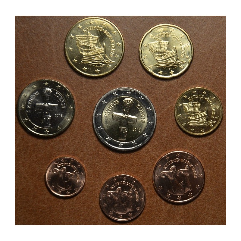 Euromince mince Sada 8 euromincí Cyprus 2016 (UNC)