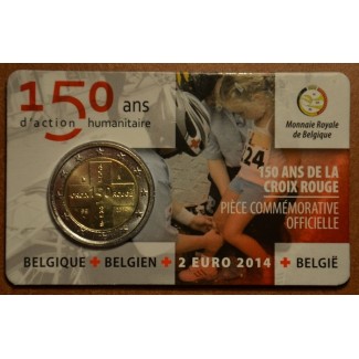 Euromince mince 2 Euro Belgicko 2014 - 150. výročie belgického Červ...
