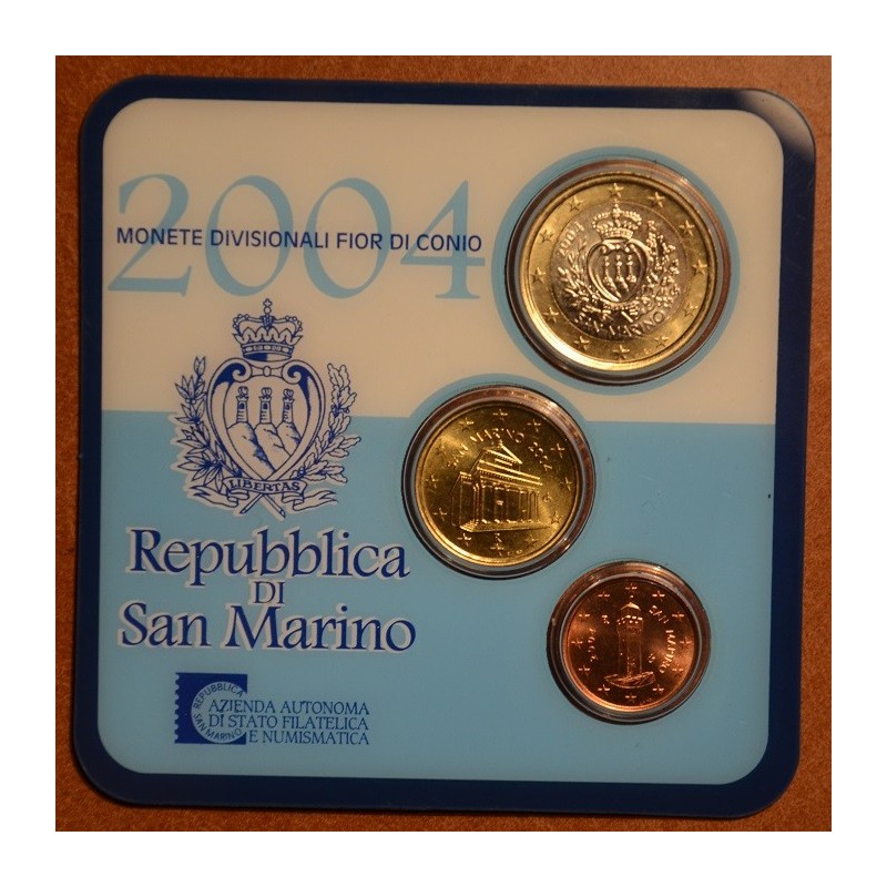 euroerme érme Minikit San Marino 2004 (UNC)